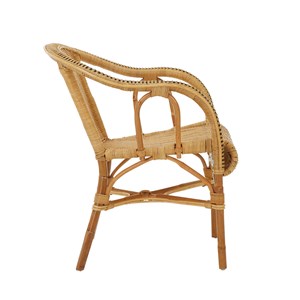 Fauteuil tim en osier