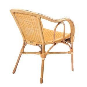 Fauteuil tim en osier