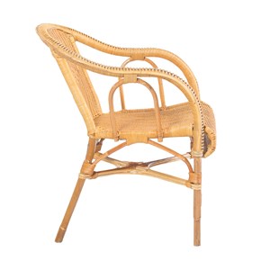 Fauteuil tim en osier