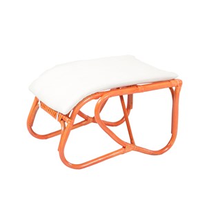 Fauteuil siesta et repose pied en rotin