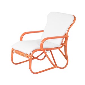 Fauteuil siesta et repose pied en rotin