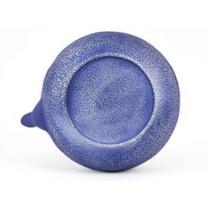 Théière fonte fleur bleu mauve 80cl