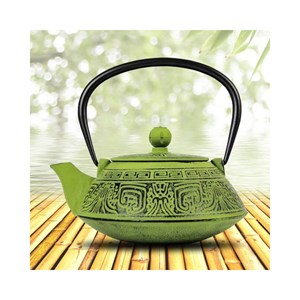 Théière stries es en fonte 1l