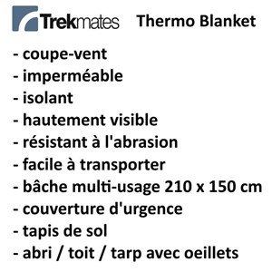 Bâche trekmates thermo blanket