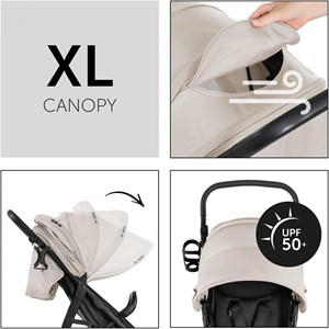 Poussette hauck beige