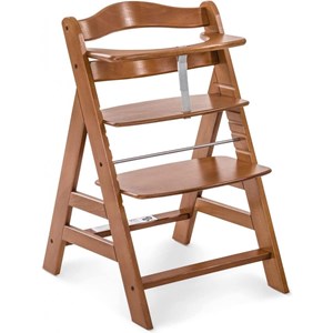 Chaise haute alpha+b noyer
