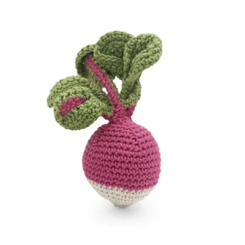 MyuM - Doudou radis coton bio fait-main