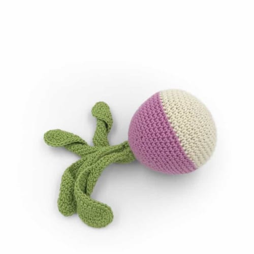 MyuM - Hochet navet coton bio fait main