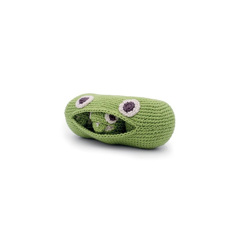 Doudou petits poix fait main coton bio (MyuM) - Image 1