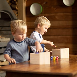 Nichoir à peindre pour enfants