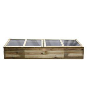 Serre double chassis en bois florence