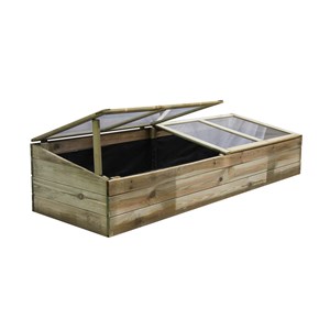 Serre double chassis en bois florence
