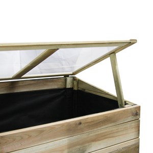 Serre double chassis en bois florence