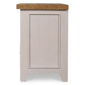 Meuble tv 3 tiroirs bois blanc - bréanna