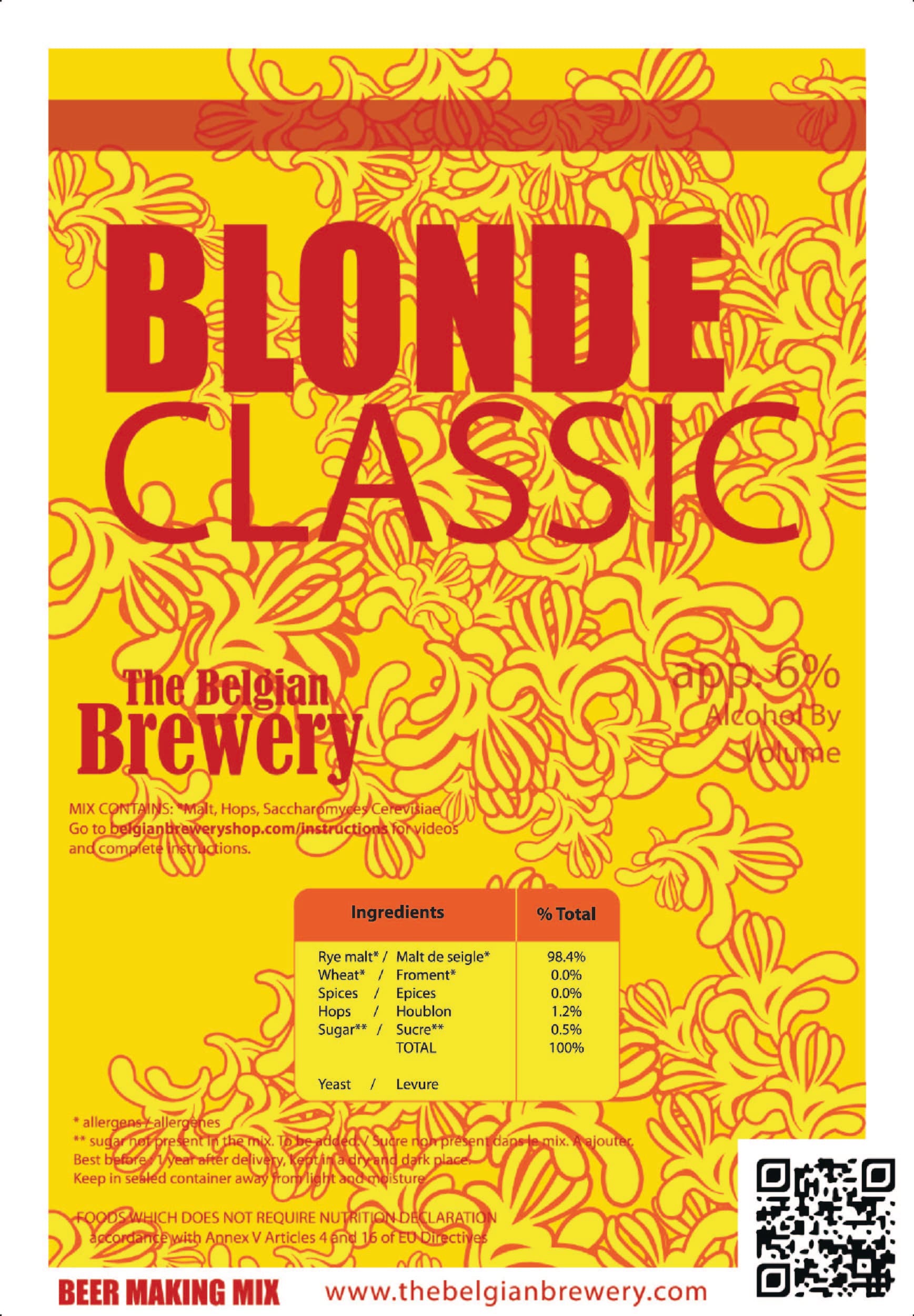 Kit brassage de bière blonde bio