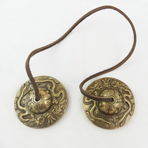 Cymbales tibétaines petites dragons