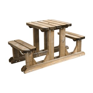 Table pique-nique en bois duo