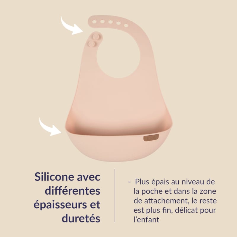 Bavoir récupérateur silicone difax (DIFRAX LOVI) - Image 3