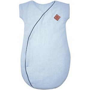 Gigoteuse gaze de coton, jeanne bleu 6