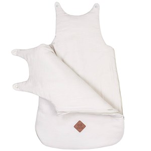 Gigoteuse sans manches gaze coton beige