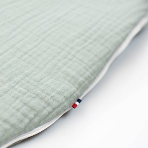 Gigoteuse sans manches gaze coton vert