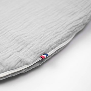 Gigoteuse sans manches gaze coton gris