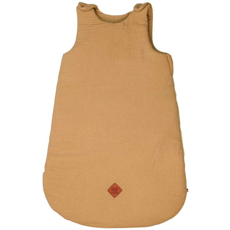 Sevira Kids - Gigoteuse sans manches gaze coton camel