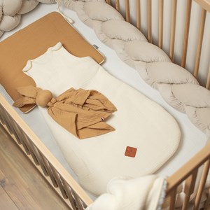 Gigoteuse sans manches gaze coton écru