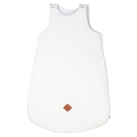 Gigoteuse sans manches gaze coton blanc