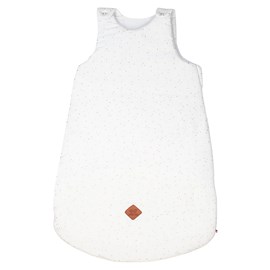 Gigoteuse sans manches gaze coton blanc