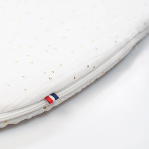 Gigoteuse sans manches gaze coton blanc