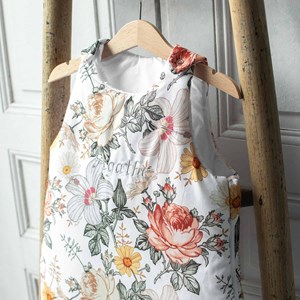 Gigoteuse sans manches coton néo orange