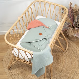 Gigoteuse emmaillotage gaze coton