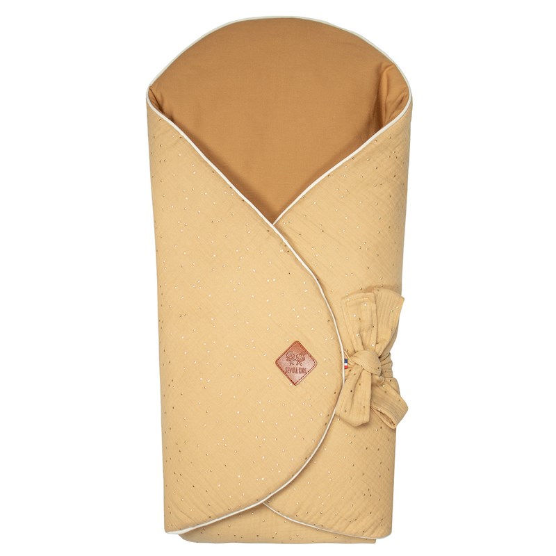 Sevira Kids - Gigoteuse emmaillotage gaze coton camel