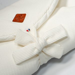 Gigoteuse évolutive nid d'abeille écru