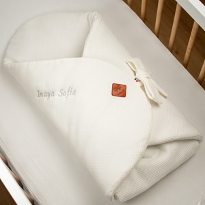 Gigoteuse évolutive nid d'abeille écru