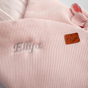 Gigoteuse évolutive nid d'abeille rose