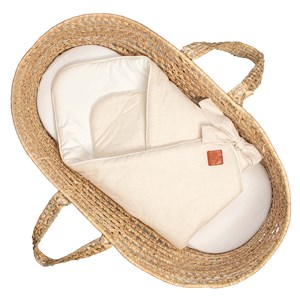 Gigoteuse d'emmaillotage en lin beige