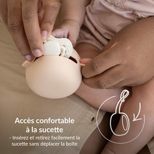 Boîte à sucette silicone difrax lovi