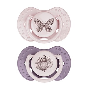 Lot de 2 sucettes dynamiques lovi rose