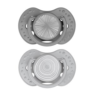 Lot de 2 sucettes dynamiques lovi gris