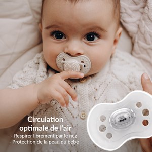 Lot de 2 sucettes dynamiques  lovi gris