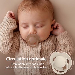 2 sucettes dynamique  lovi prime beige