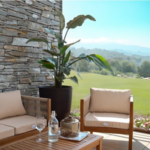 Coussins salon de jardin - beige