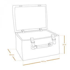 Panier de pique-nique pour 4 - rouge