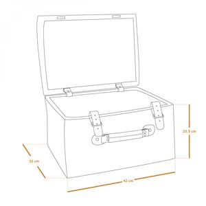 Panier de pique-nique pour 2 - rouge