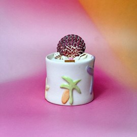 Bougie céramique island, fruit du dragon