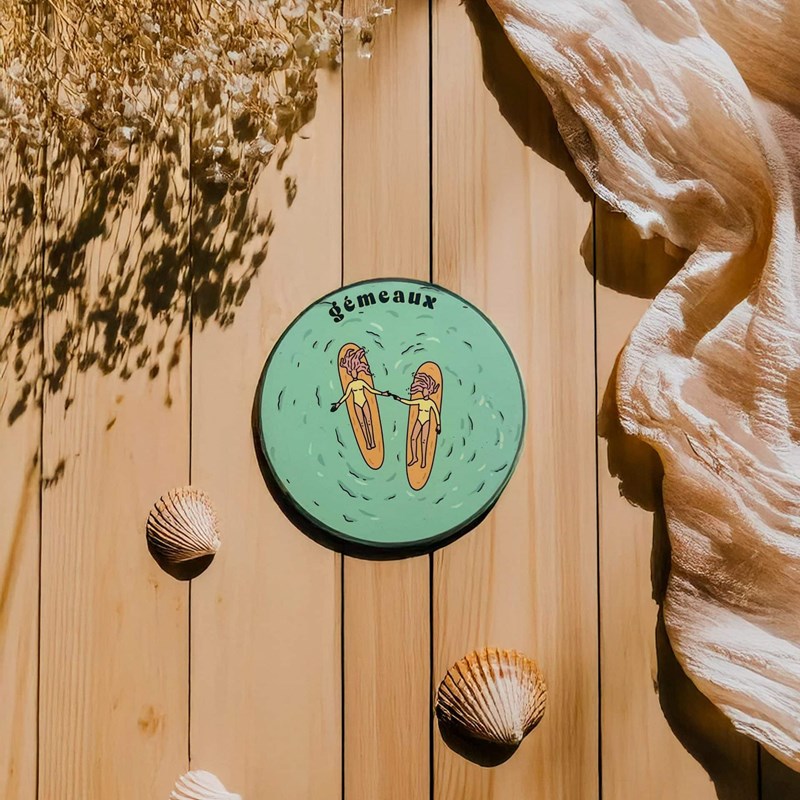 Bougie astro gémeaux, parfum mangue