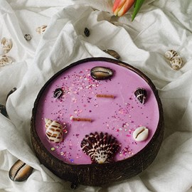 Bougie coco maui framboise sucrée 500g