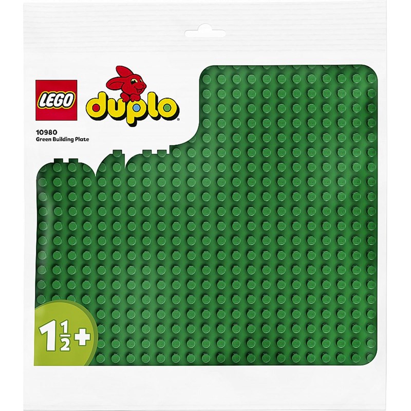 Lego duplo plaque de construction verte